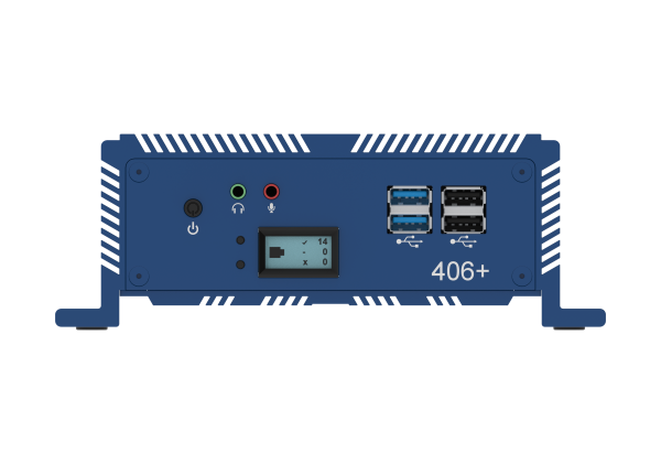 Hanwha - SKY-SU406p-0 - Location Setup Fee Bridge 406+ (Compact Form Factor)
 1MP: 44CH, 4MP: 35CH, Analytics: 15CH, up to 2 LPR cameras, up to 2 days of local video buffering for 35CH @ 4MP, 2x HDMI
 This product is subject to the Wisenet SKY agreem