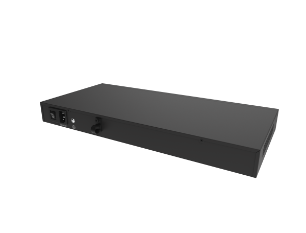 Hanwha - SKY-SW28g-001 - Switch SW28g (24 Port Gigabit PoE+ Switch with 2xUplink and 2xSFP, 802.3af (max 15.4W), 802.3at (max 30W), max power budget 370W, 10/100/1000 Mbps)