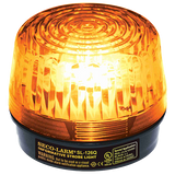 SECO-LARM - SL-126-A24Q/A - 6~24 VDC (2-wire connection) Strobe Light. “U”-Type Xenon tube. 100,000 Candlepower, over 100 flashes/minute, 150mA current draw at 24VDC. Amber lens.