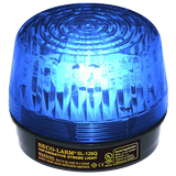 SECO-LARM - SL-126Q/B - Xenon Tube Strobe Light - Blue, 6-12VDC, UL Listed