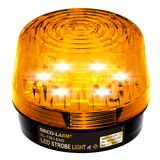 SECO-LARM - SL-1301-EAQ/A - 6~12 VDC LED Strobe Light. Incorporates 12 LEDs. 50,000-Hour operating life. Flash only. Indoor/outdoor use. Amber lens.