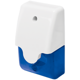 SECO-LARM - SL-1312-SA/B - 6~15 VDC Mini Strobe Siren. Mounts in single-gang box or surface-mount. Weatherproof, Indoor/outdoor use. Blue Lens. Minimum order quantity of 10pcs.