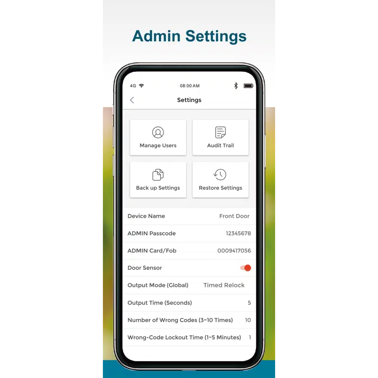 SECO-LARM - SK-B141-PQ - Bluetooth Access Controller - Single-Gang Keypad with Prox