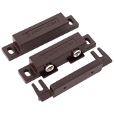 SECO-LARM - SM-200Q/BR - Surface-Mount Closed Loop Magnetic Contact with screw terminals and cover, brown. ¾" Gap. UL listed. Sold in multiples of 10 (price is for 1 pc).