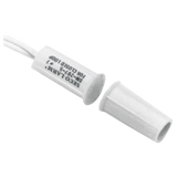 SECO-LARM - SM-207-5Q/W - ⅜" Diameter Press-Fit Mount Closed Loop Magnetic Contact with stubby switch and stubby magnet. ⅜" Gap. White. Sold in multiples of 10 (price is for 1 pc).