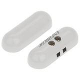 SECO-LARM - SM-4004-TQ/W - Capsule-Type Surface-Mount Closed Loop Magnetic Contact with quick-connect terminal block. 1" Gap. White. Sold in multiples of 10 (price is for 1 pc).