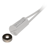 SECO-LARM - SM-4103-LQ/W - ⅜" Rare-Earth, Stubby Press-Fit Mount Closed Loop Magnetic Contact with quick-connect terminal block. 1" Gap. 18" leads. UL, CUL Listed. White. Sold in multiples of 10 (price is for 1 pc).