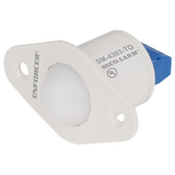 SECO-LARM - SM-4303-TQ/W - Roller-Ball Recessed-Mount Closed Loop Magnetic Contact with quick-connect terminals. 360° rollerball. Roller travel is ¼". UL, CUL Listed. White. Sold in multiples of 10 (price is for 1 pc).