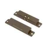SECO-LARM - SM-431-TQ/B - Surface-Mount Closed Loop Magnetic Contact with quick-connect terminal block. 1" Gap. UL, CUL Listed. Brown. Sold in multiples of 10 (price is for 1 pc).