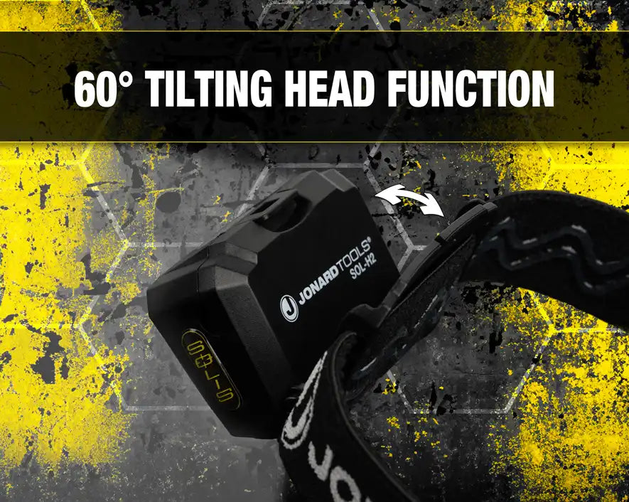 Jonard Tools - SOL-H2 - Solis™ Ultra Bright Jobsite LED Headlamp