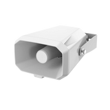 Hanwha - SPA-H100W - IP Audio Speaker, Two-way audio, Scheduler, Background Music, Text To Speech, 10W Amp, 124dB Output, Freq. Range 650Hz-5.3kHz, 1GB Internal Storage, Single Micro SD slot (Up to 32GB), Built in Relay, SUNAPI, Onvif, SIP, P2P-SIP, 