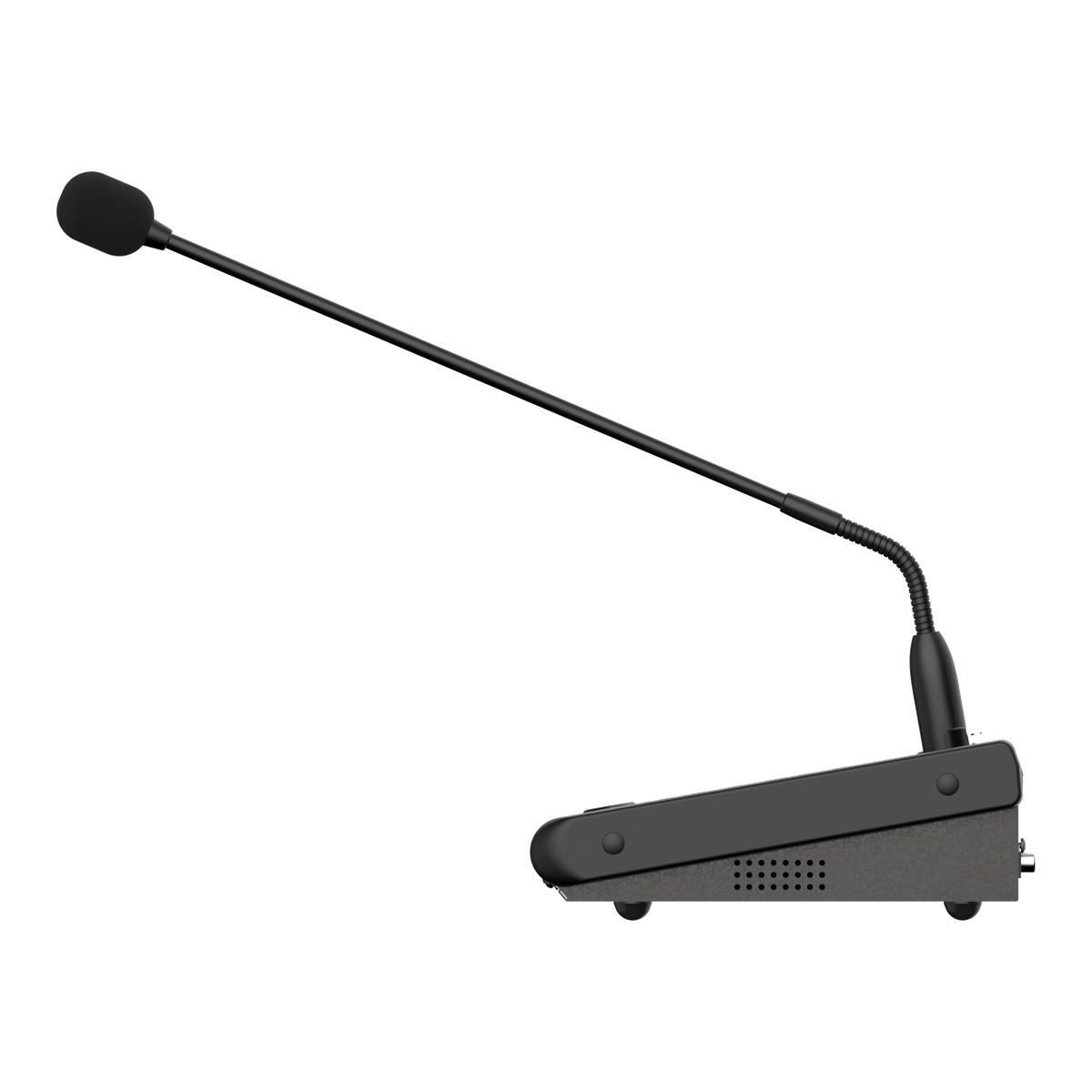 Hanwha - SPA-M2000 - Desktop SIP Microphone for use with IPAS, Monitor Amp 1W/8Ω, DC24V, PoE, SUNAPI, SIP