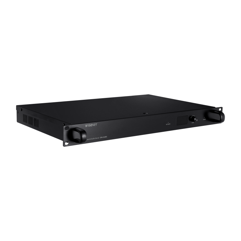 Hanwha - SPA-S1000 - IP Audio Server, Scheduler, Background Music, Text To Speech, SUNAPI, Onvif