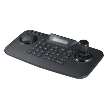 Hanwha - SPC-2010 - Controller, 3D joystick, 2 line text LCD display, built-in jog shuttle, up to 255 PTZ/zoom cameras, RS-485, DVR, supports Multi-protocol