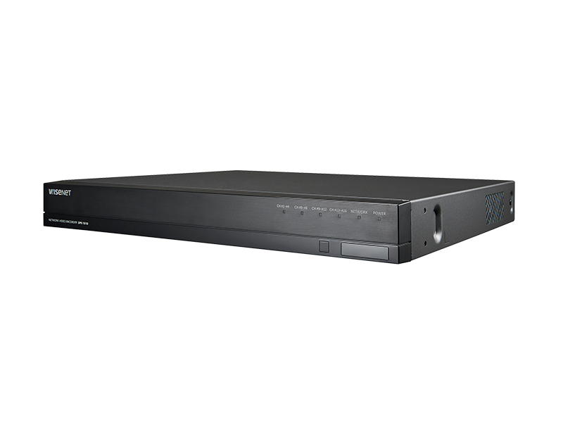 Hanwha - SPE-1610 - Encoder, 16CH H.264/MJPEG, 30fps @ 2MP or lower and 15 fps @ 4MP, AHD/CVI/TVI/CVBS compatible, RS-485/422 Interface, Pelco C when using CVBS or ACP up-coax protocol @ AHD, ONVIF protocol support, HDMI output, I/O 16/4, Audio in/ou