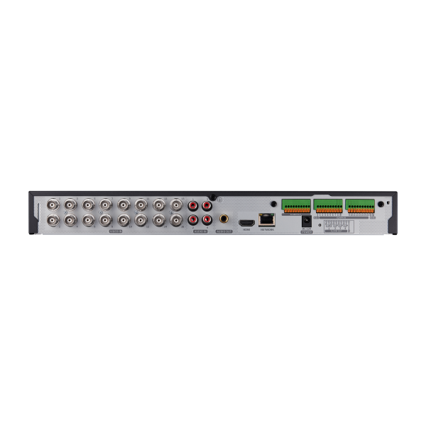 Hanwha - SPE-1630 - Encoder, 16CH H.265/H.264/MJPEG, Supports: AHD, CVI, TVI and CVBS (AUTO), Up to 5MP@12fps, 4MP@15fps, 2MP@30fps, RS-485Interface, Coaxial Control: Pelco C when using CVBS or ACP up-coax protocol @ AHD, ONVIF Profile S support, 1 H