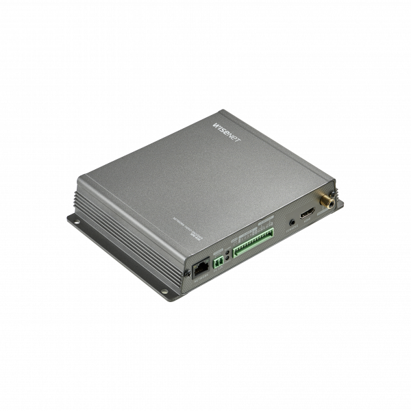 Hanwha - SPE-420 - Encoder, 4CH H.265/H.264/MJPEG, 5MP : 12fps/CH, 4MP : 15fps/CH, 1080p : 30fps/CH, 720p/WD1/4CIF/CIF: 30fps, AHD/CVI/TVI/CVBS compatible, RS-485/422 Interface, Pelco C when using CVBS or ACP up-coax protocol @ AHD, ONVIF protocol su