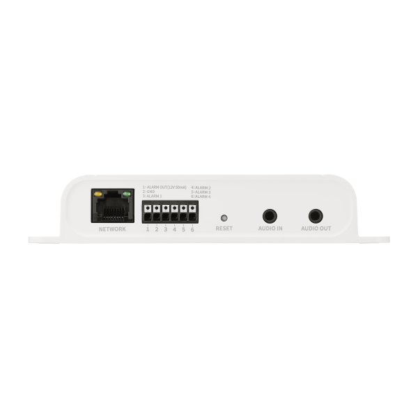 Hanwha - SPM-4210 - Network I/O Box for PTZ plus, 4-configurable I/O ports, Audio I/O, PoE. Compatible with XNP-9300RW/9250R/9250 XNP-8300RW/8250R/8250, XNP-6400RW/6400R/6400, PNM-C12083RVD/C7083RVD/12082RVD/7082RVD
