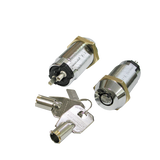 SECO-LARM - SS-090-2H6 - High-Security Tubular Key Lock, SPST, shunt-ON/OFF. Key removable from ON & OFF position. Key #1306. Sold in multiples of 5 (price is for 1 pc).