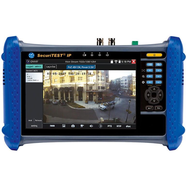 Simply 45 - ST-171000 - SecuriTEST IP Digital/Analog/HD Coax CCTV Tester