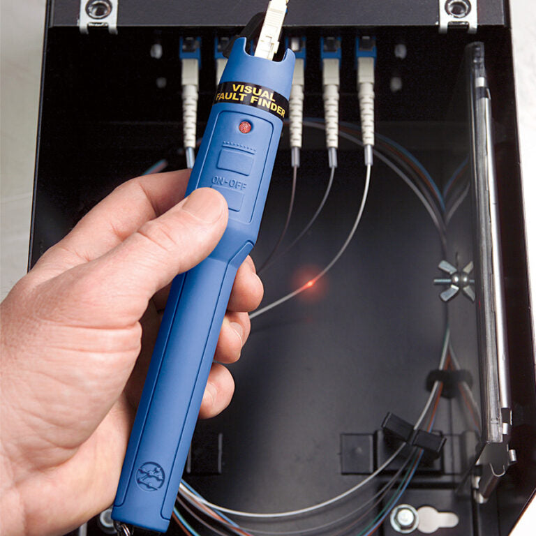 GoSimplyConnect - ST-VFF5 - Fiber Optic Cable Visual Fault Finder with 2.5mm universal adapter for ST, SC & FC Connectors