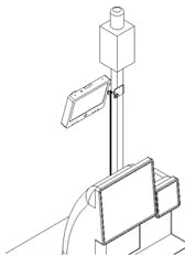 Hanwha - STB-10PVMSC-B - Self-checkout monitor mount, accommodates one SMT-1030PV 10