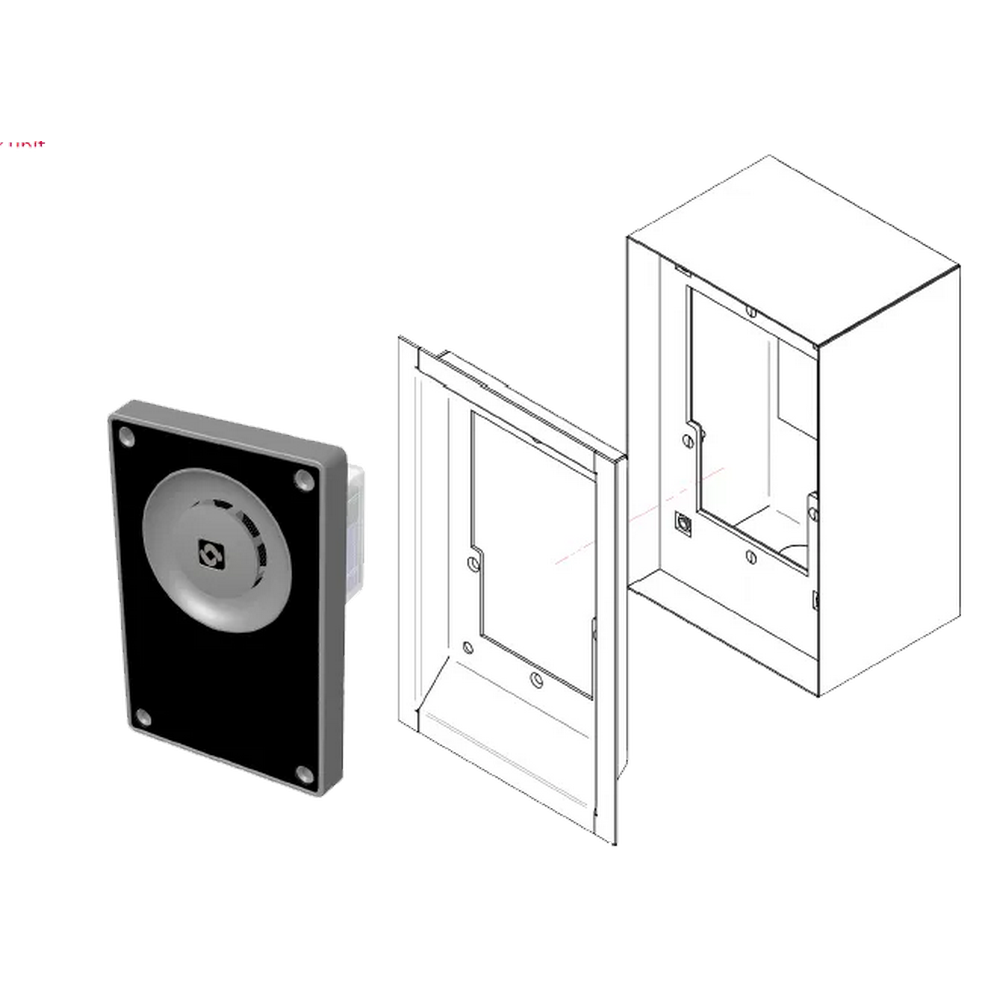 Hanwha - TA-18 - Flush Mount Back Box