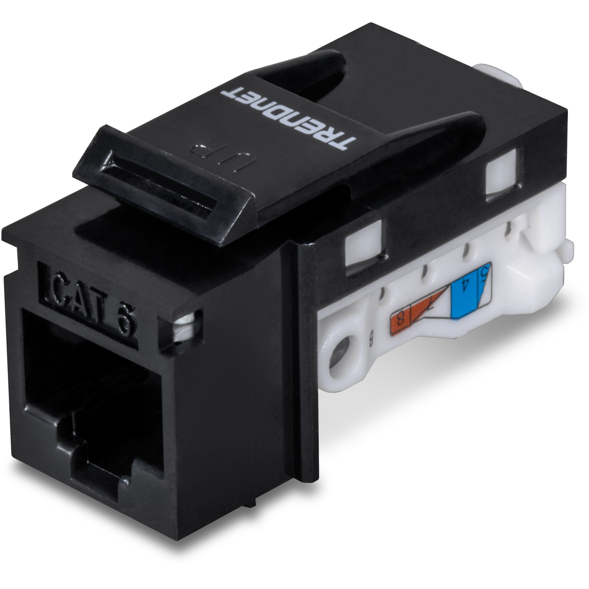 TRENDNET - TC-K25C6BK - 25 Pack Cat6 RJ-45 Keystone Jack, Black