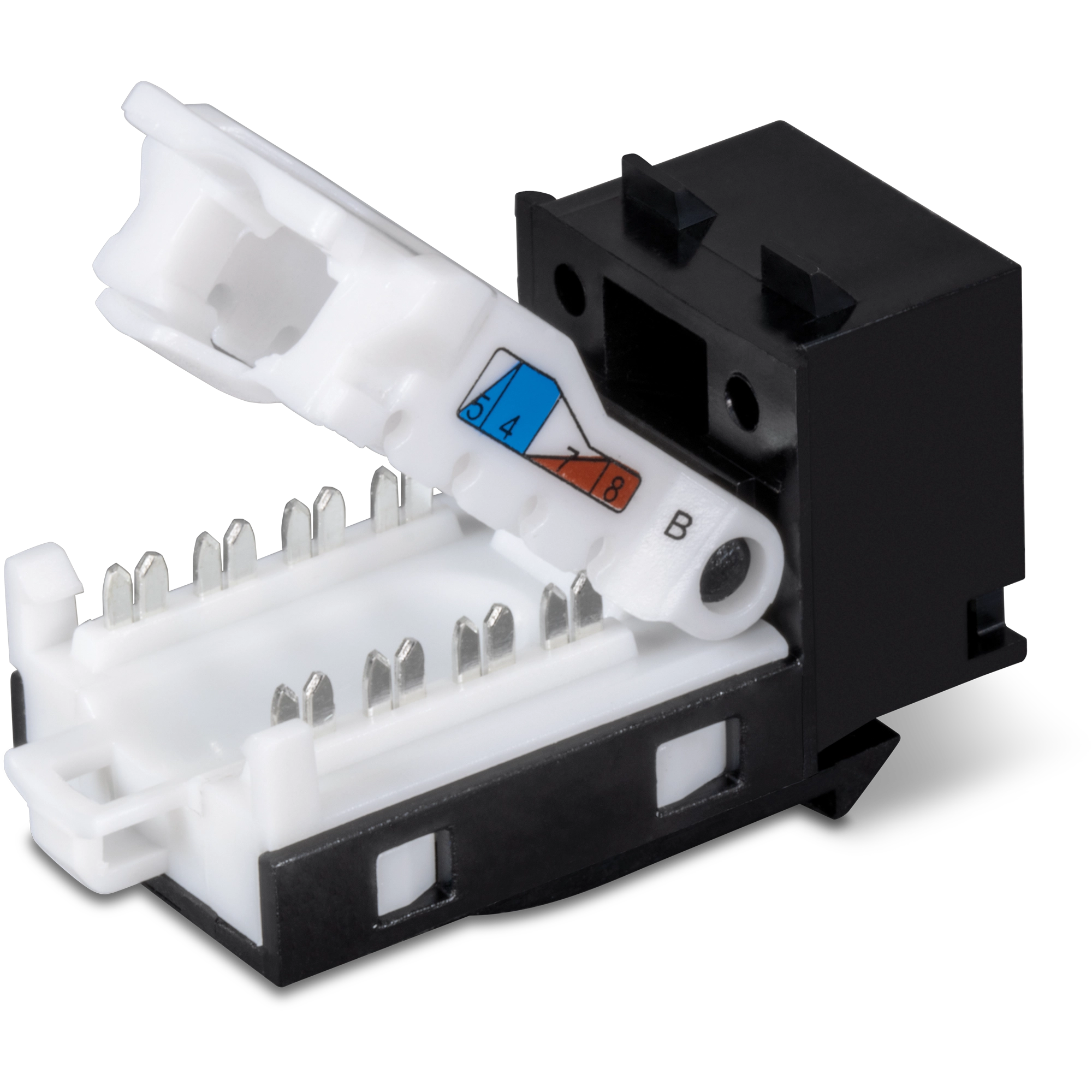 TRENDNET - TC-K25C6BK - 25 Pack Cat6 RJ-45 Keystone Jack, Black