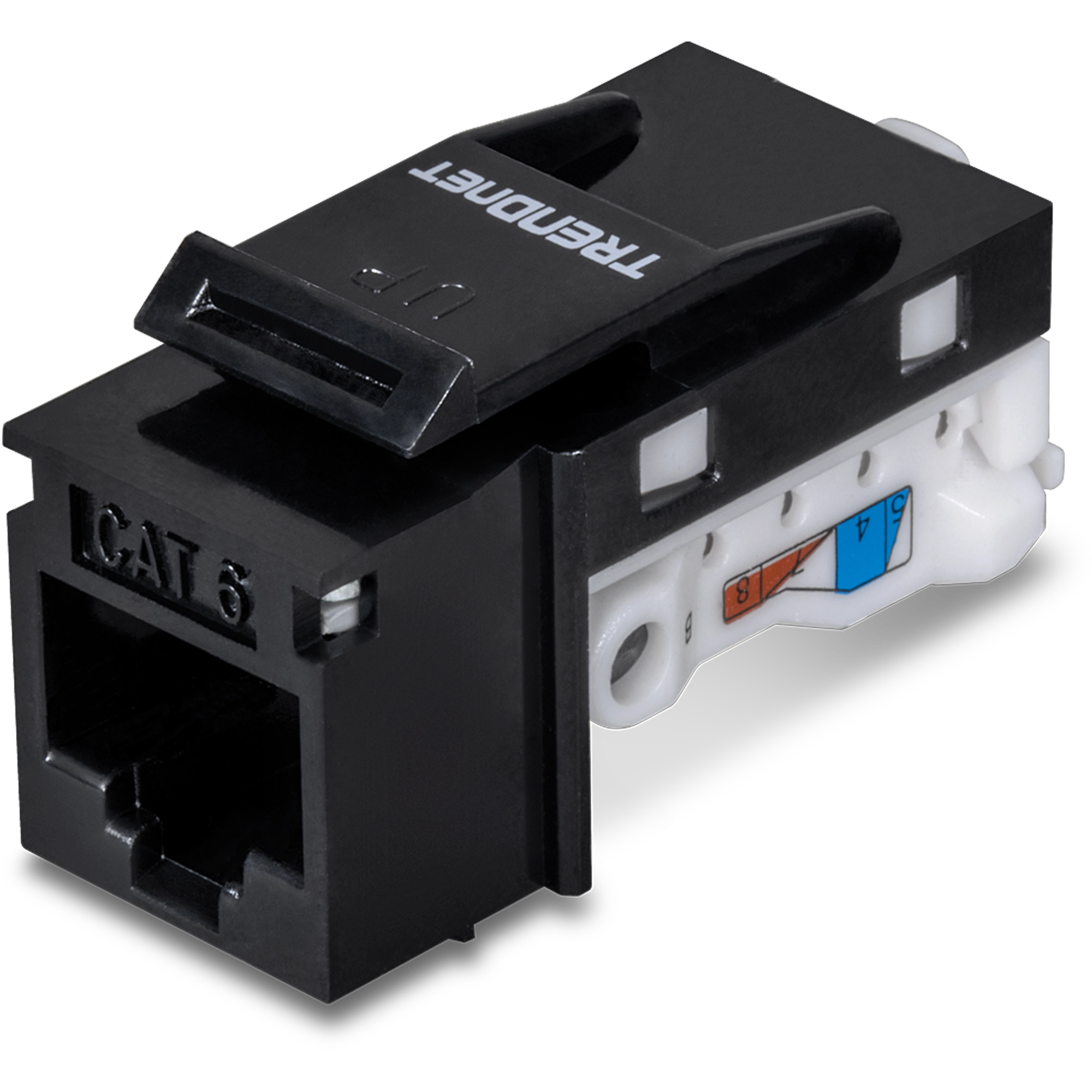 TRENDNET - TC-K50C6BK - 50 Pack Cat6 RJ-45 Keystone Jack, Black