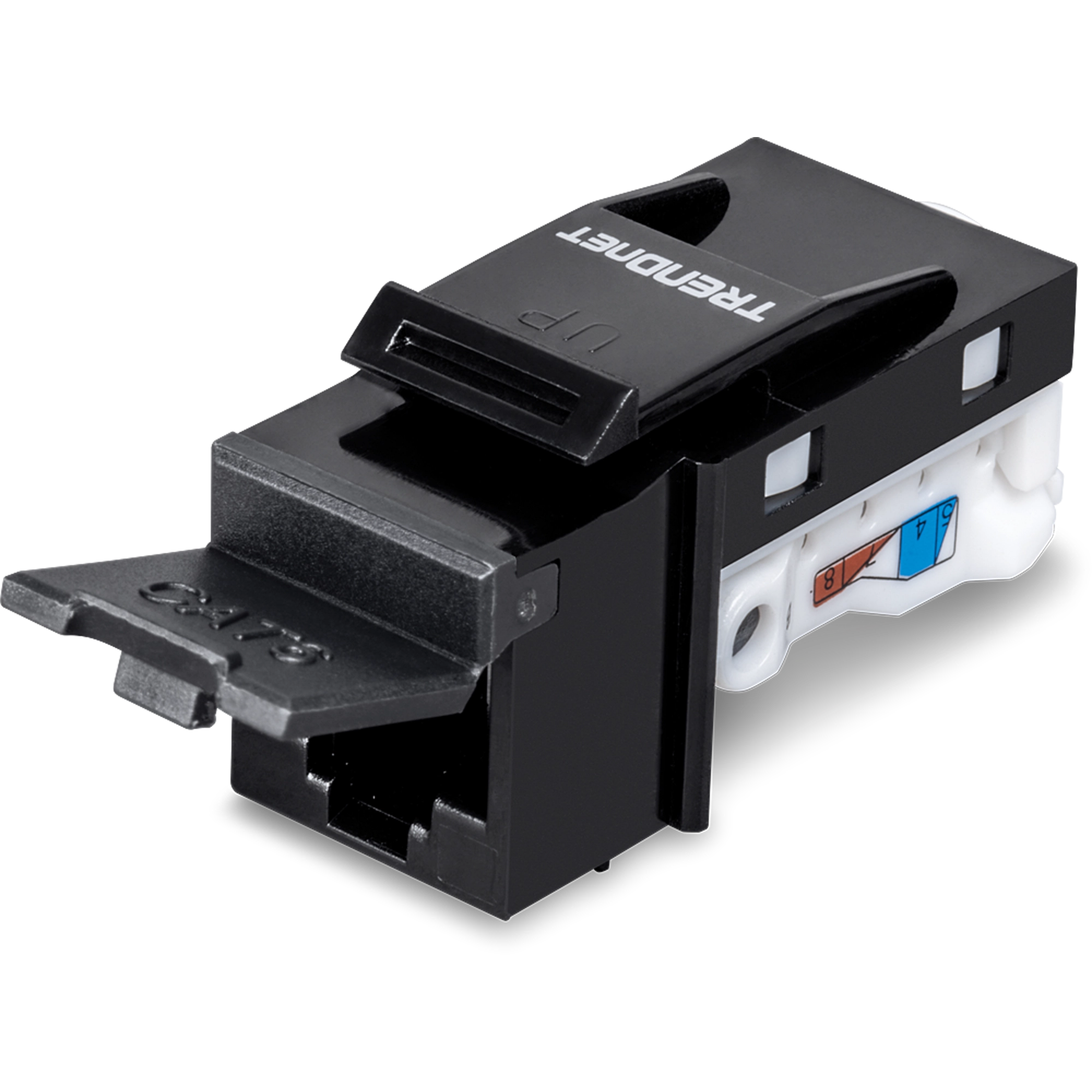 TRENDNET - TC-K50C6BK - 50 Pack Cat6 RJ-45 Keystone Jack, Black