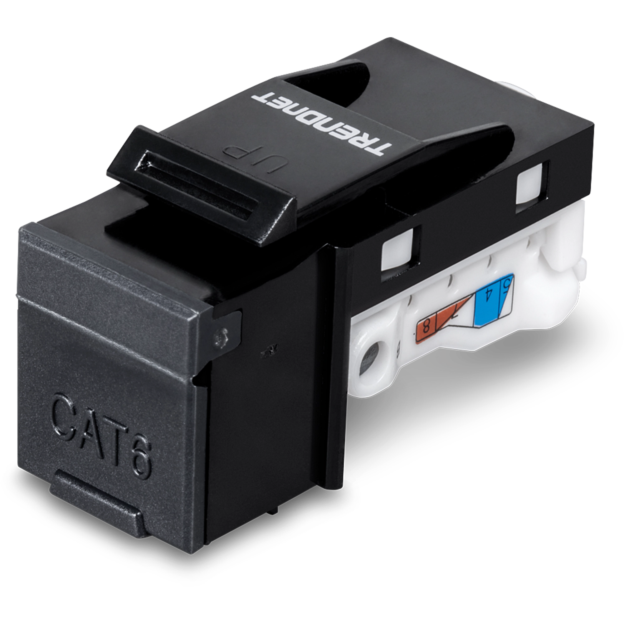 TRENDNET - TC-K50C6BK - 50 Pack Cat6 RJ-45 Keystone Jack, Black