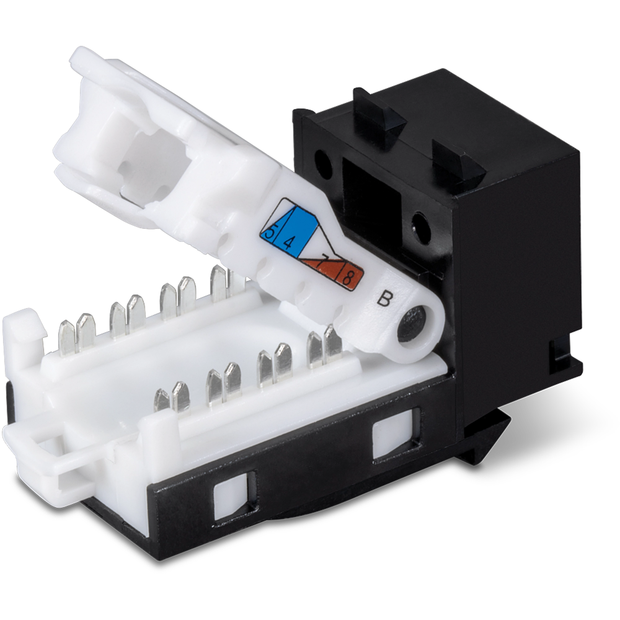 TRENDNET - TC-K50C6BK - 50 Pack Cat6 RJ-45 Keystone Jack, Black