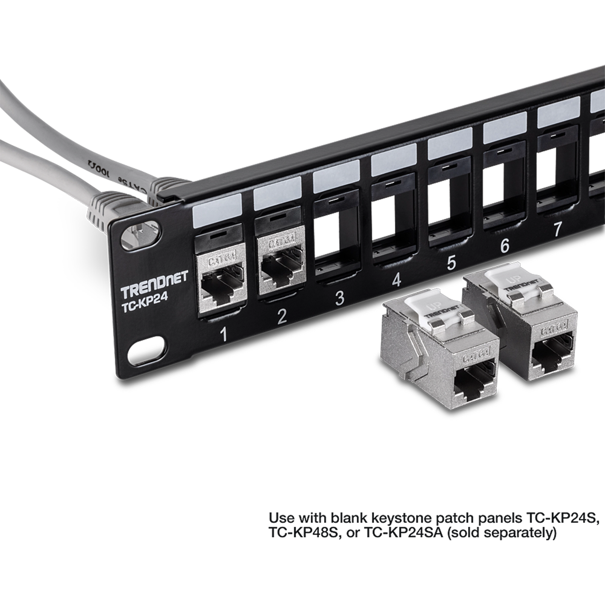 TRENDNET - TC-KC06C6A - Cat6A RJ-45 Keystone Inline