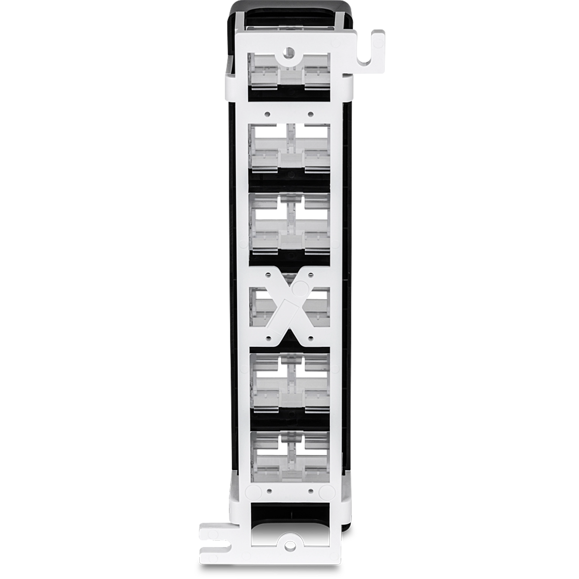 TRENDNET - TC-KP12V - 12-Port Blank Angled Wall Mount Keystone Patch Panel
