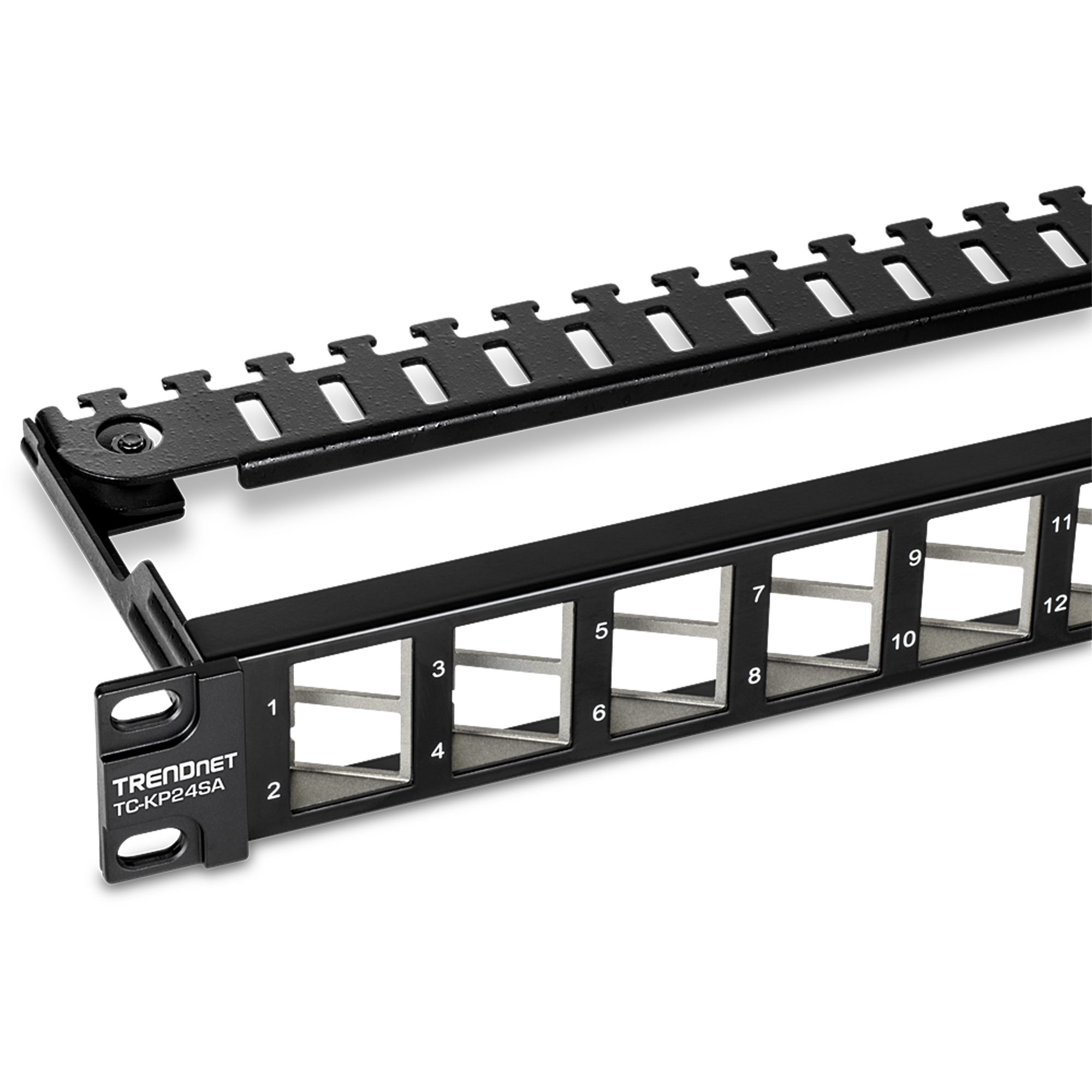 TRENDNET - TC-KP24SA - 24-Port Blank Angled Keystone