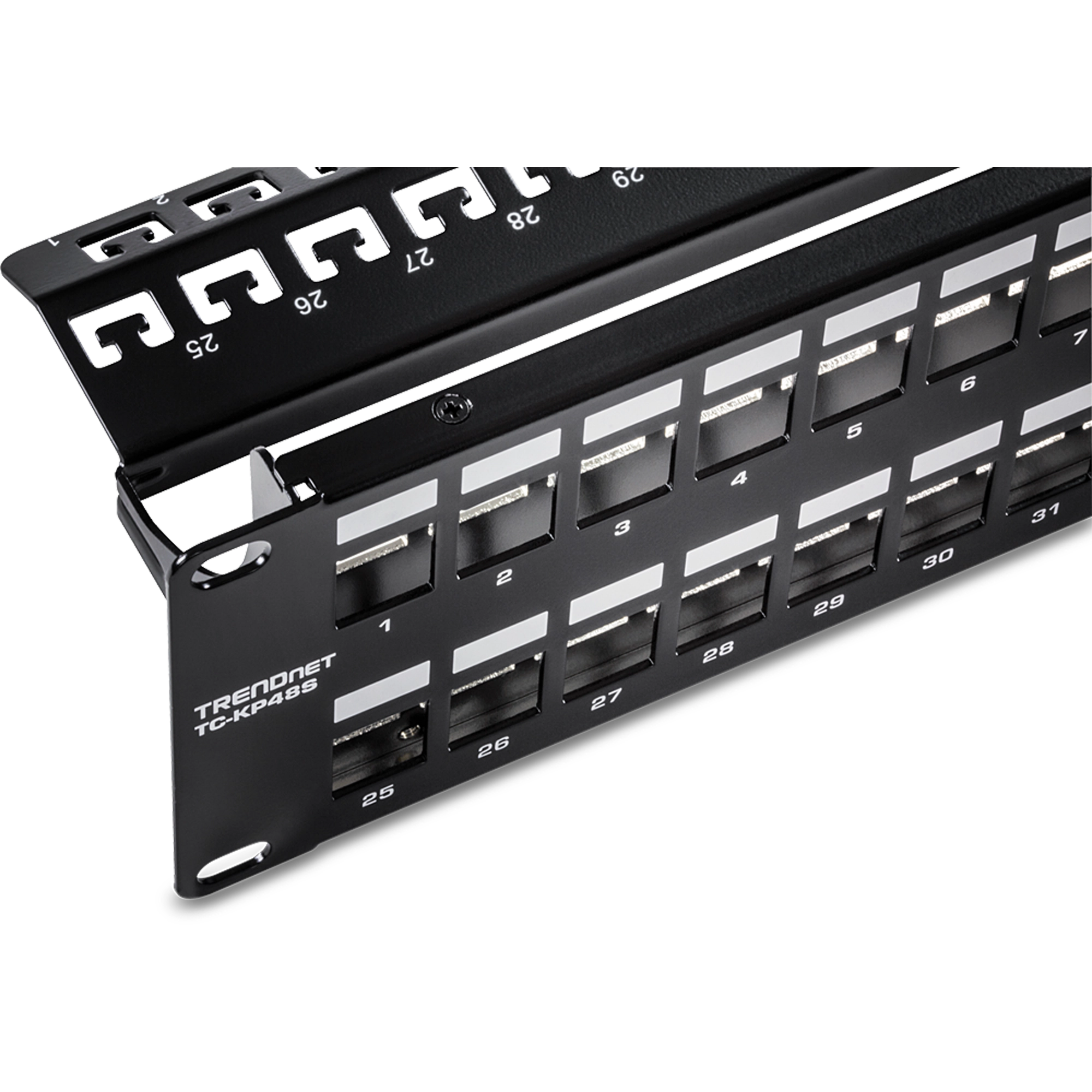 TRENDNET - TC-KP48S - 48-Port Blank Keystone Shielded Patch Panel
