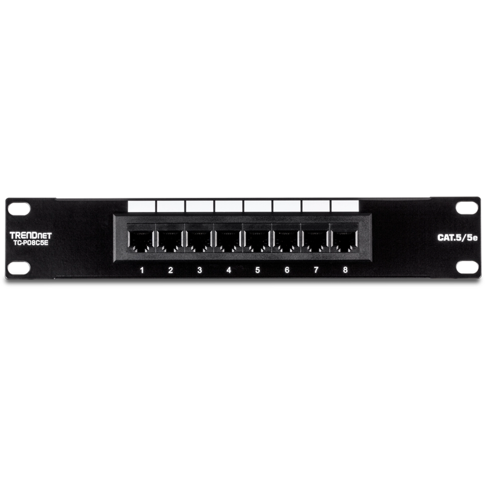 TRENDNET - TC-P08C5E - 8-Port Cat. 5e Unshielded Patch Panel (10
