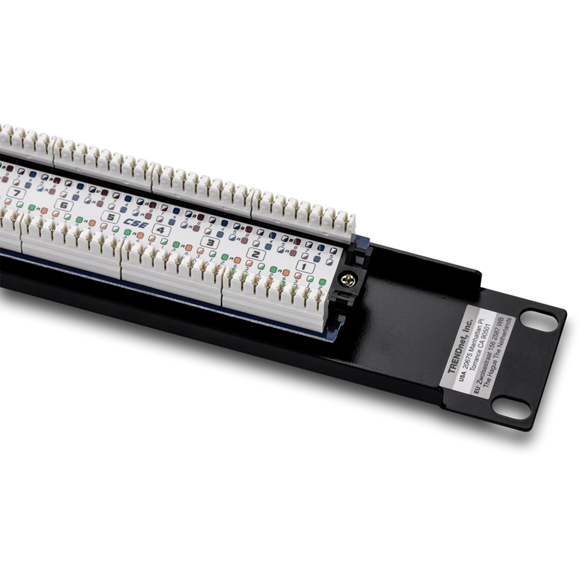 TRENDNET - TC-P08C5E - 8-Port Cat. 5e Unshielded Patch Panel (10