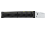 QNAP - TDS-h2489FU-4314-1TB-US - QNAP 24-Bay 2U all-flash NAS, NVMe Gen 4 x4, Dual Intel Xeon Silver 4314Y processor (up to 3.4 GHz), 1TB RDIMM ECCC DDR4 RAM, 4 x 2.5GbE LAN, 2 x 25GbE SFP28 SmartNIC port, 2 x PCIe expansion slot