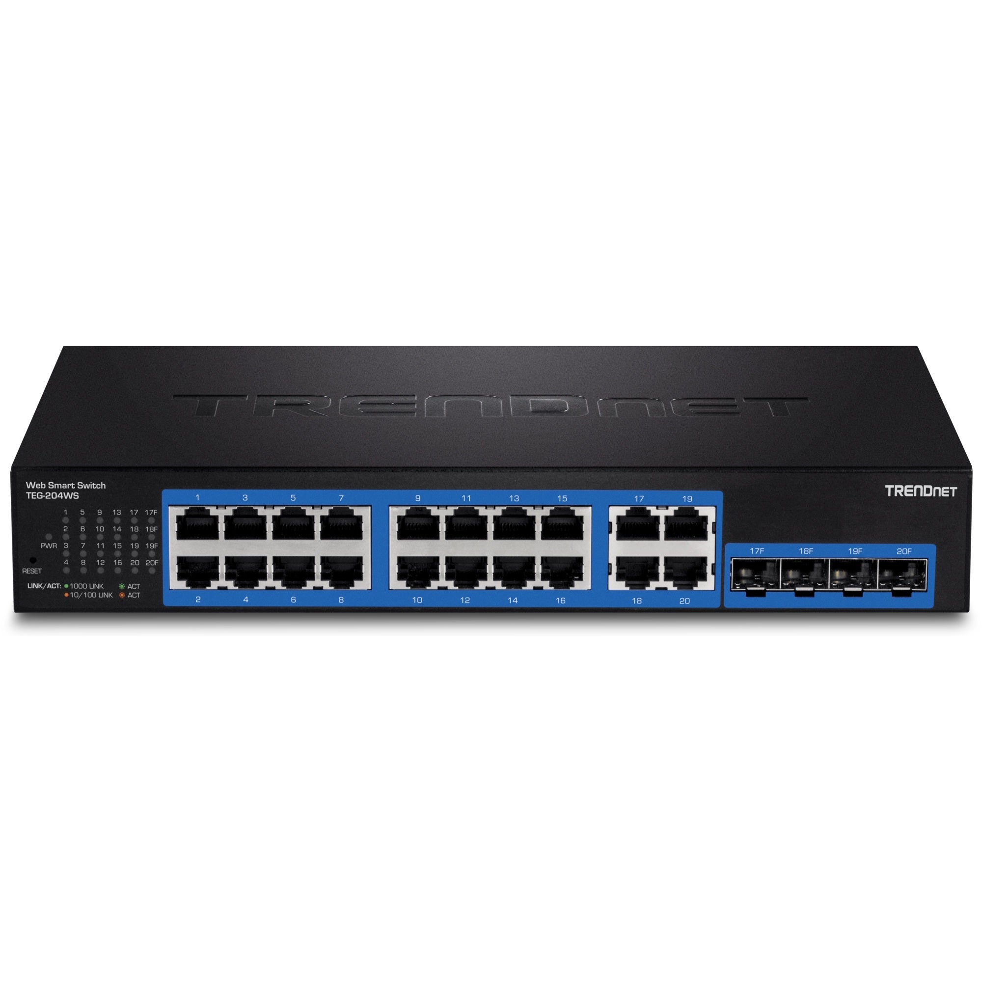TRENDNET - TEG-204WS - 20-Port Gigabit Web Smart Switch