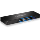 TRENDNET - TEG-30262 - 24-port Gigabit Switch with 2x 10G SFP+Slots