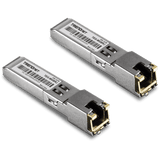 Trendnet - TEG-MGBRJ/2 - Two-Pack 1000BASE-T RJ45 Copper SFP Module