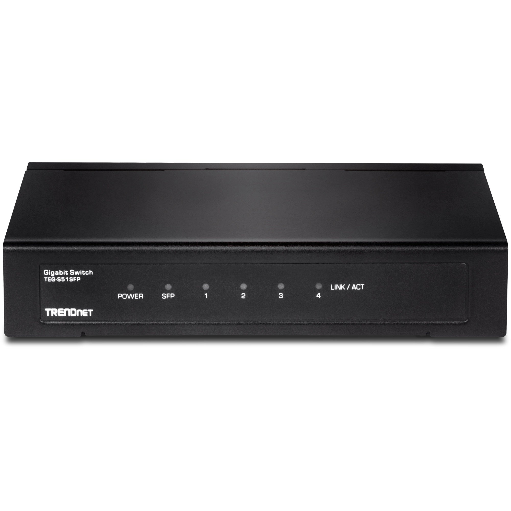 TRENDNET - TEG-S51SFP - Rear port 4-Port Gigabit Switch with SFP Slot (Metal)