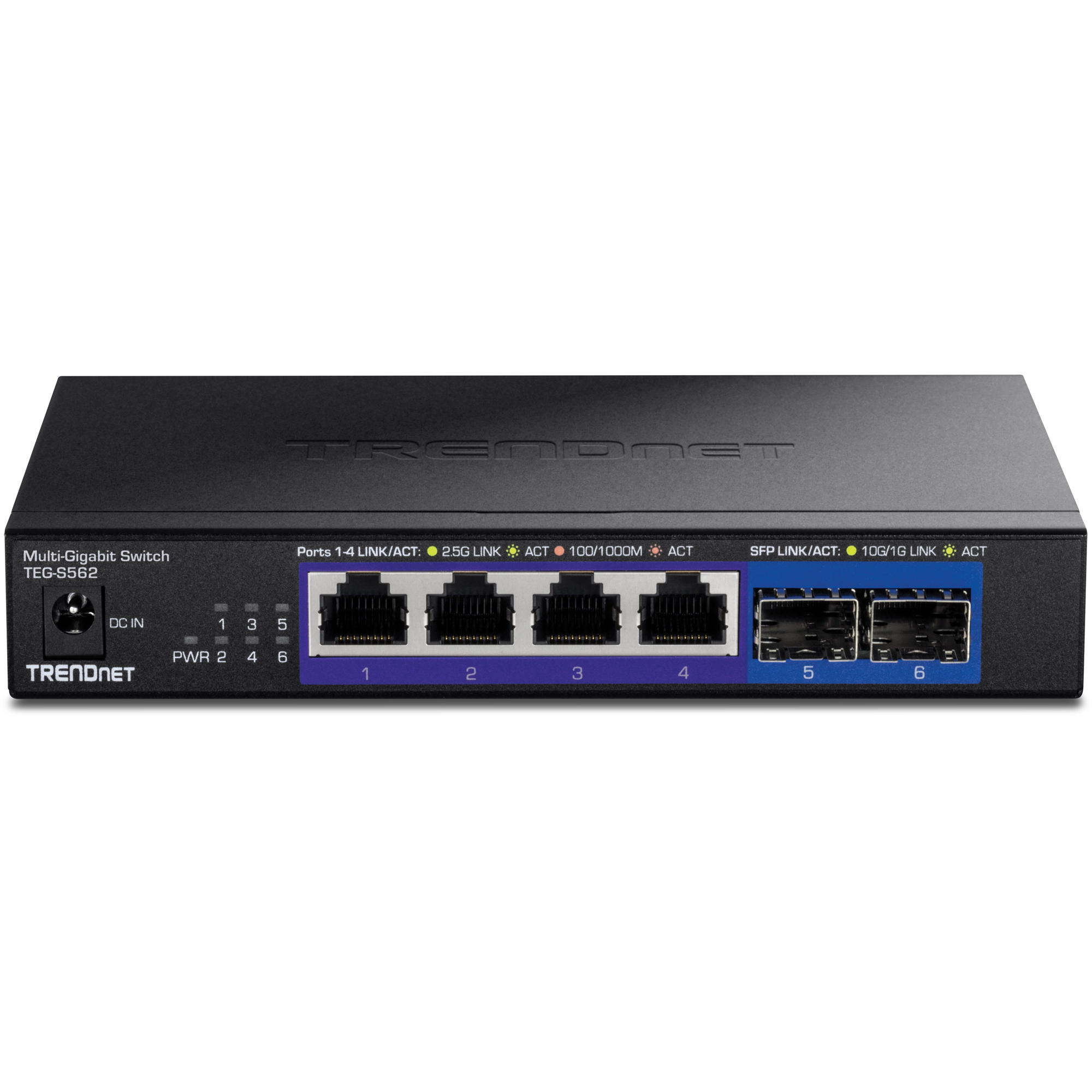TRENDNET - TEG-S562 - 6-Port Multi-Gig Switch
