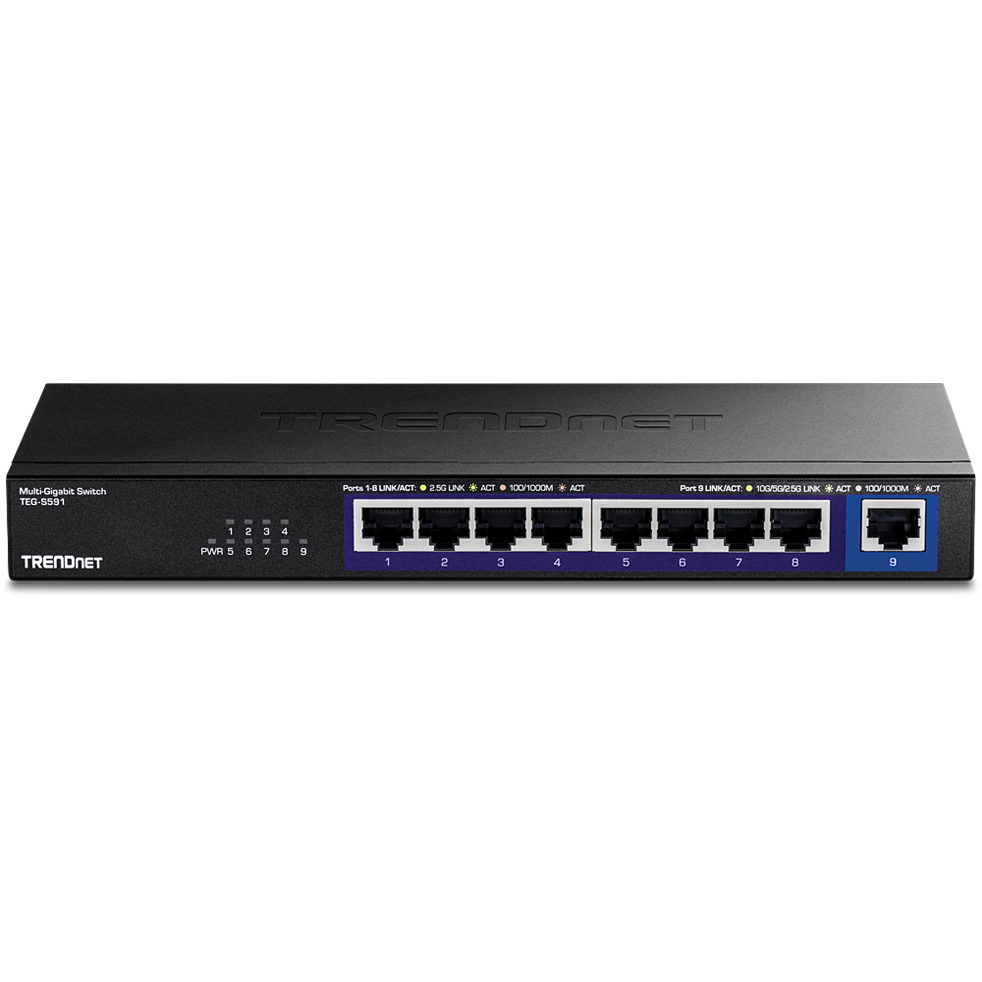 TRENDNET - TEG-S591 - 9-Port Multi-Gig Switch
