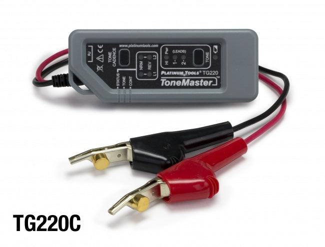 Platinum Tools - TG210C - ToneMaster High Power Tone Generator with Alligator Clips. Clamshell.