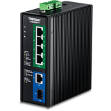 Trendnet - TI-BG50611 - 6-Port Industrial 2.5G PoE++ DIN-Rail Switch with 10G Ports