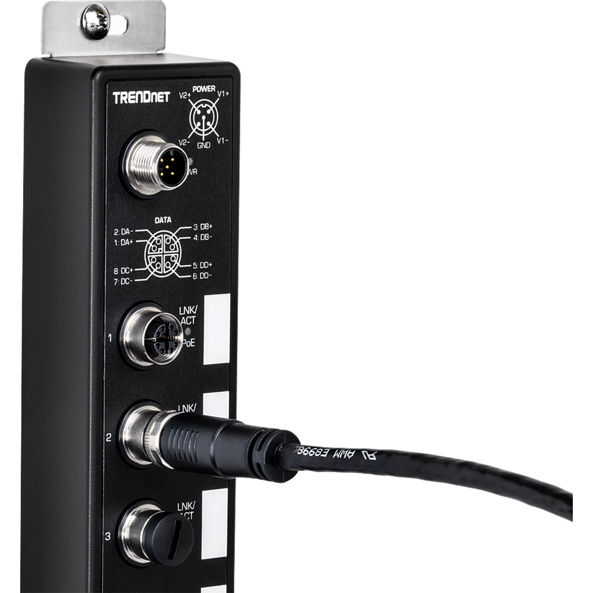 TRENDNET - TI-CD02 - M12 to RJ-45 Industrial