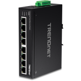 TRENDNET - TI-E80 - 8-Port Industrial Fast Ethernet DIN-Rail Switch